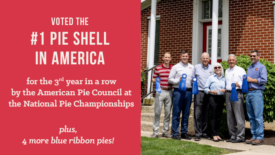 Voted #1 Pie Shell in America by American Pie Council
